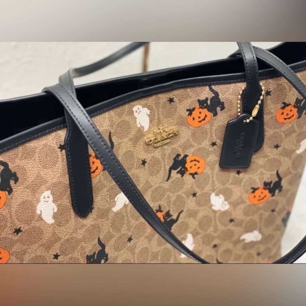 Coach 2024 Halloween City Tote - Picture 3 of 7